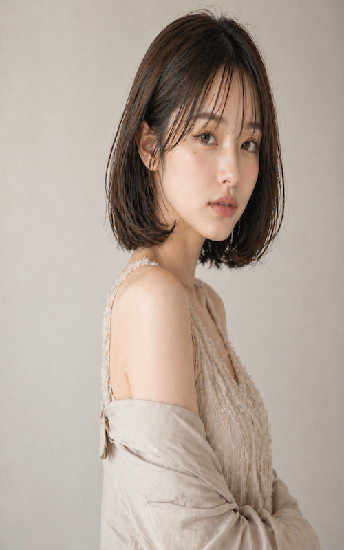 miyuki./AI ボブ02 / 銀座五丁目並木通り|美容室・美容院|ヘアサロン|ウェディング|ヘアアレンジ|ヘアセット|LEWIN(ルーウィン)