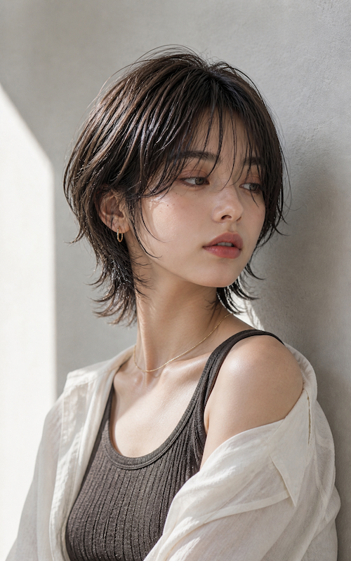 FUJI/AIショート04/2026 / 銀座五丁目並木通り|美容室・美容院|ヘアサロン|ウェディング|ヘアアレンジ|ヘアセット|LEWIN(ルーウィン)