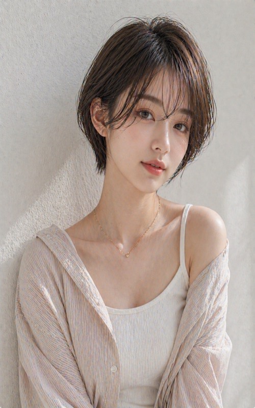 田邉AIショート / 銀座五丁目並木通り|美容室・美容院|ヘアサロン|ウェディング|ヘアアレンジ|ヘアセット|LEWIN(ルーウィン)