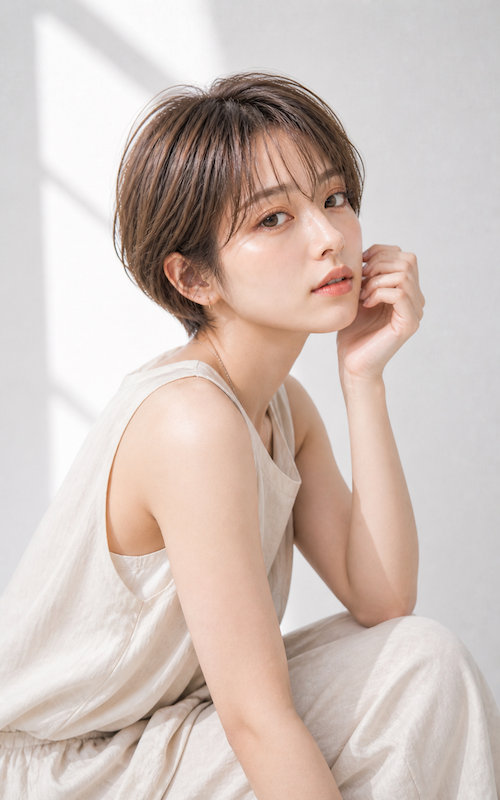 田邉/AIモデル05 / 銀座五丁目並木通り|美容室・美容院|ヘアサロン|ウェディング|ヘアアレンジ|ヘアセット|LEWIN(ルーウィン)