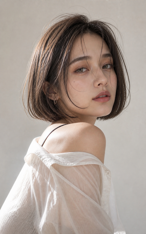 FUJI/AIボブ　かえ / 銀座五丁目並木通り|美容室・美容院|ヘアサロン|ウェディング|ヘアアレンジ|ヘアセット|LEWIN(ルーウィン)