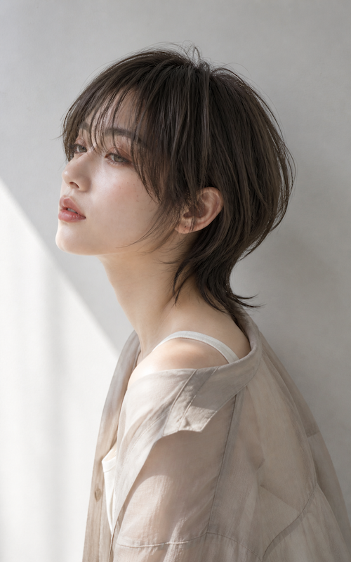 miyuki AI　モデル　ショート 07 / 銀座五丁目並木通り|美容室・美容院|ヘアサロン|ウェディング|ヘアアレンジ|ヘアセット|LEWIN(ルーウィン)