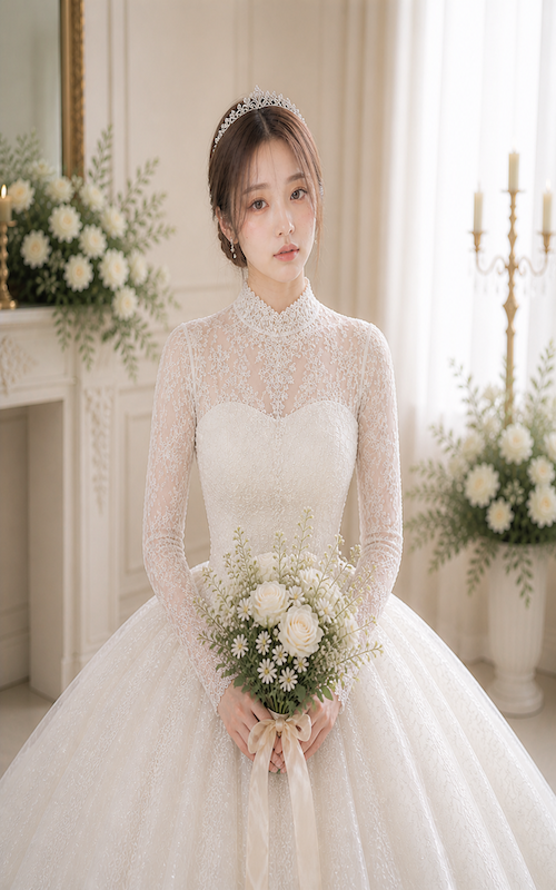 ウエディングAIモデルきん02 / 銀座五丁目並木通り|美容室・美容院|ヘアサロン|ウェディング|ヘアアレンジ|ヘアセット|LEWIN(ルーウィン)