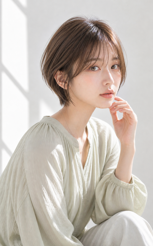 FUJI/AIショート03 / 銀座五丁目並木通り|美容室・美容院|ヘアサロン|ウェディング|ヘアアレンジ|ヘアセット|LEWIN(ルーウィン)