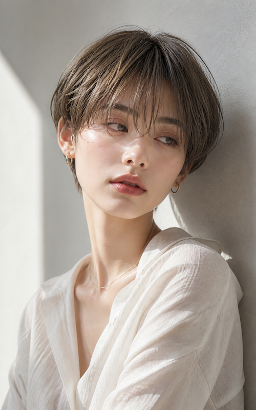 FUJI/AIショート02 / 銀座五丁目並木通り|美容室・美容院|ヘアサロン|ウェディング|ヘアアレンジ|ヘアセット|LEWIN(ルーウィン)